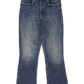 Женские укороченные джинсы Zara Bootcut EU 38, маленькие W28 L25, синие