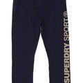 Женские леггинсы-капри с рисунком Superdry UK 6 XS, темно-синий полиэстер