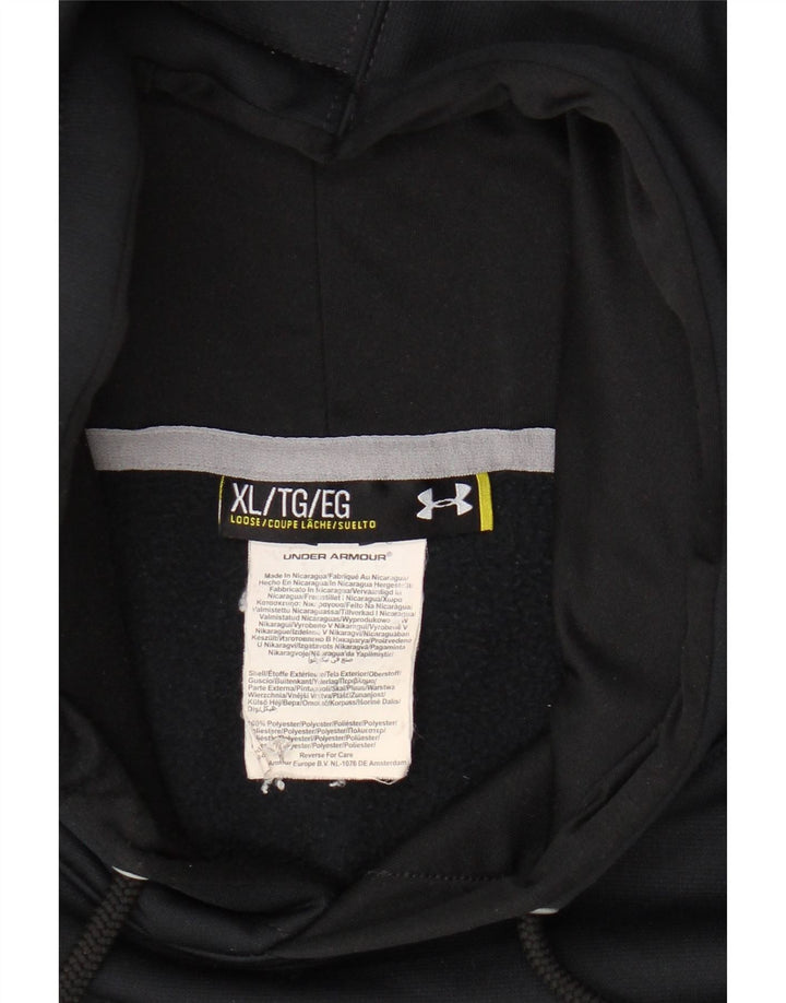 Мужской джемпер с капюшоном UNDER ARMOR XL, темно-синий, полиэстер