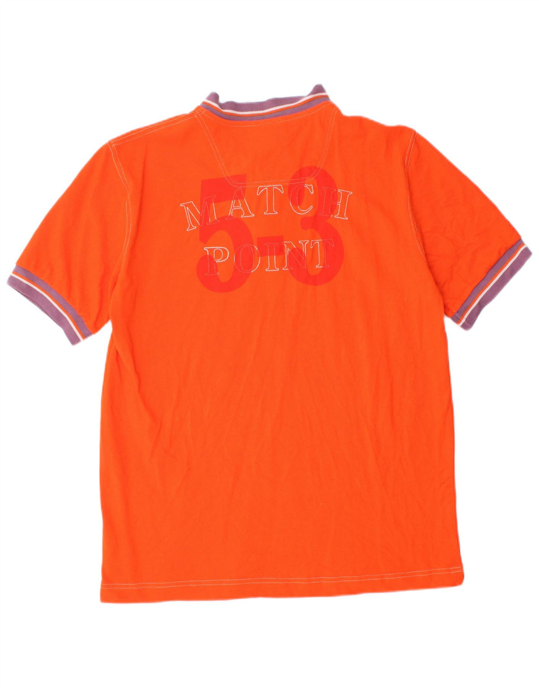 Мужская рубашка-поло Diadora XL оранжевая, хлопок