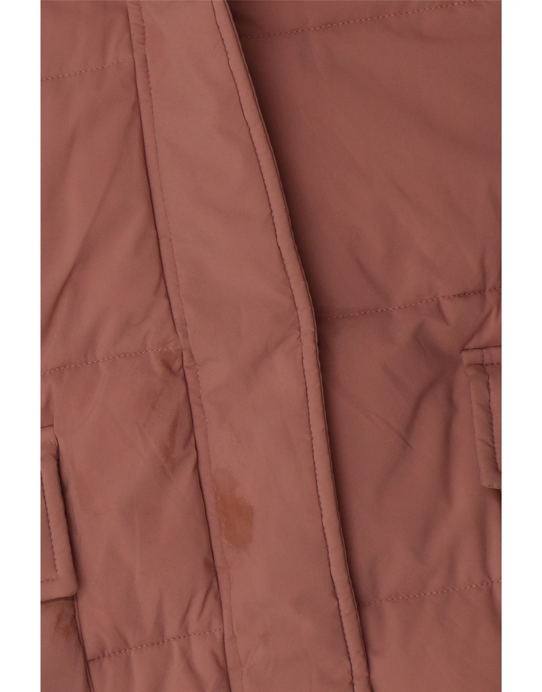 Женское стеганое пальто с капюшоном Marks & Spencer UK 24 4XL, розовый полиэстер
