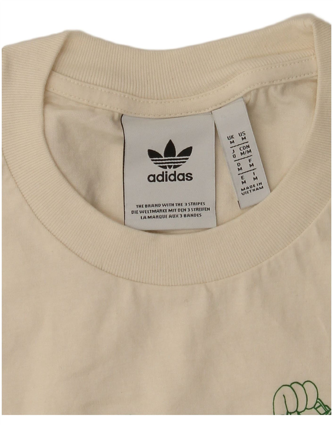 Мужская футболка с рисунком Adidas Top Medium White