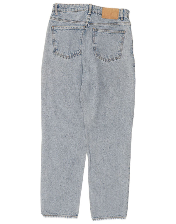 Женские джинсы с высокой талией Zara EU 40, средние W30 L27, синие, хлопок