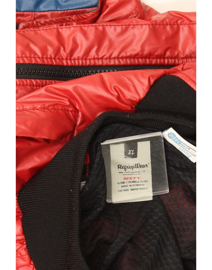 Женская дождевик Refrigiwear UK 18 XL, красный цветной блок