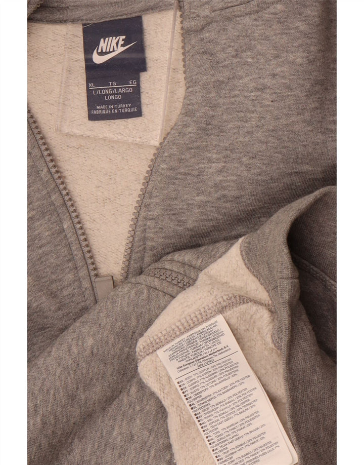 Мужская спортивная куртка Nike XL, серый хлопок