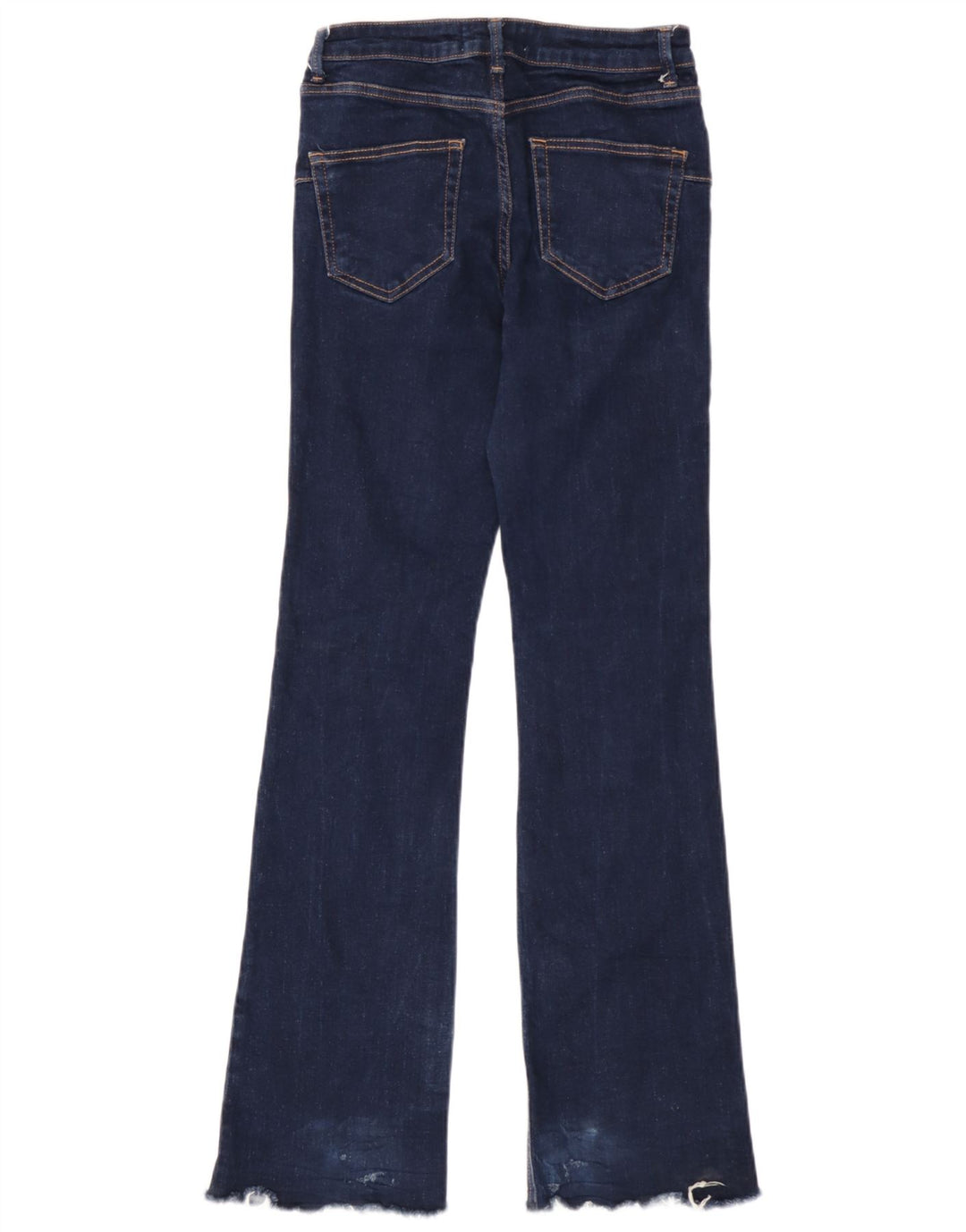 Женские расклешенные джинсы Zara EU 38, маленькие W28 L33, синие, хлопок