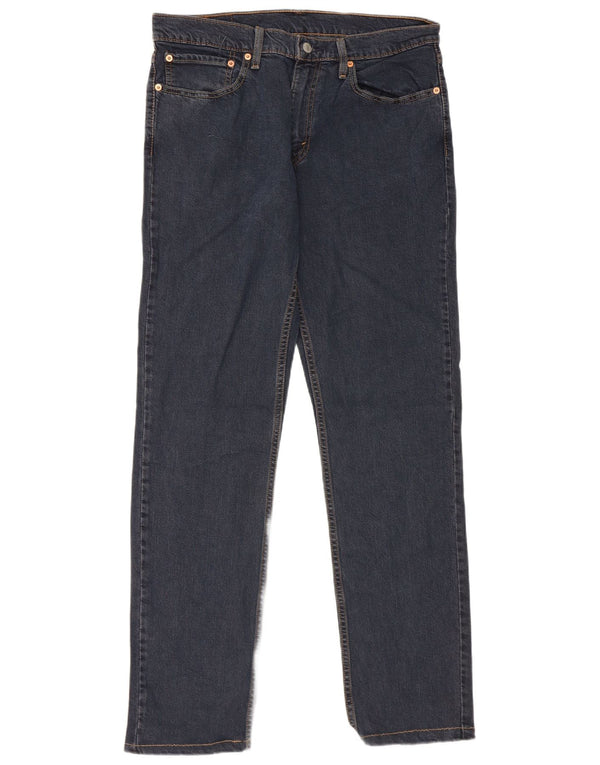 Мужские джинсы Levi's 511 Slim W34 L34 Темно-синие, хлопок