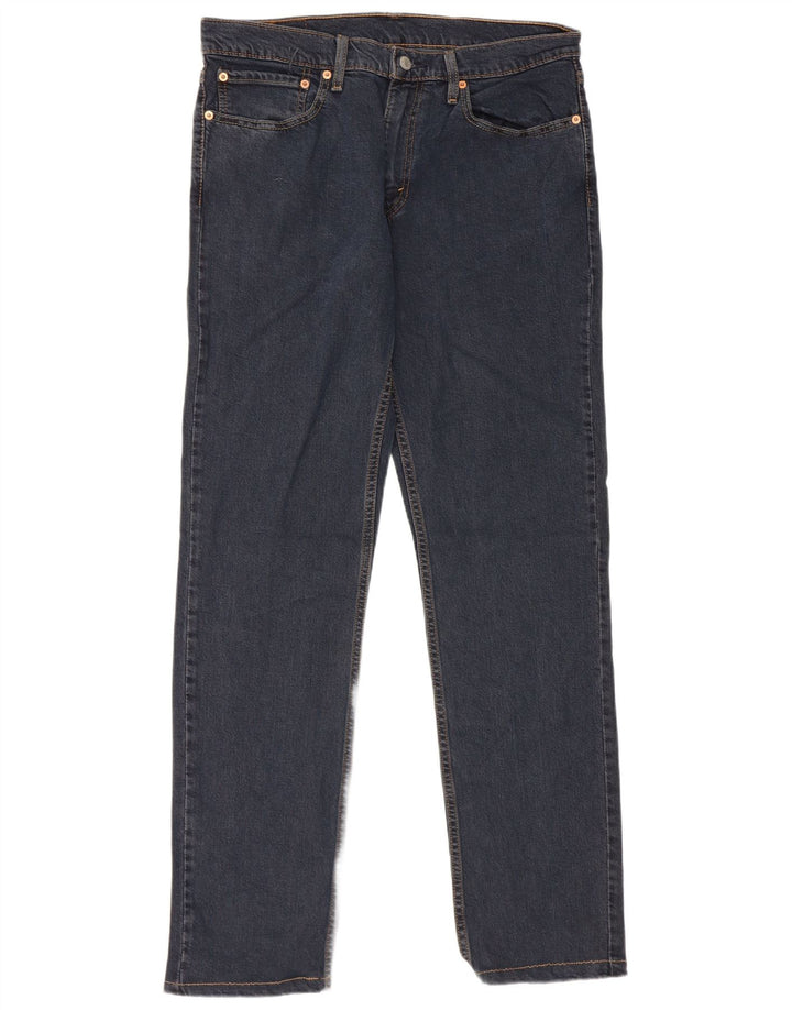 Мужские джинсы Levi's 511 Slim W34 L34 Темно-синие, хлопок