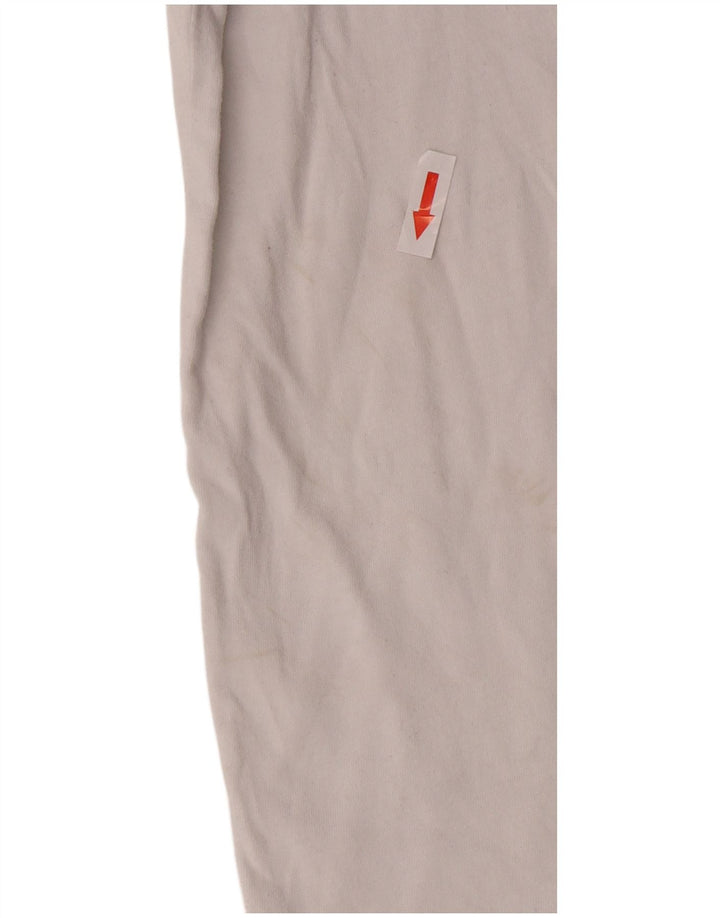 Adidas Мужская футболка с рисунком Топ среднего размера, белый хлопок