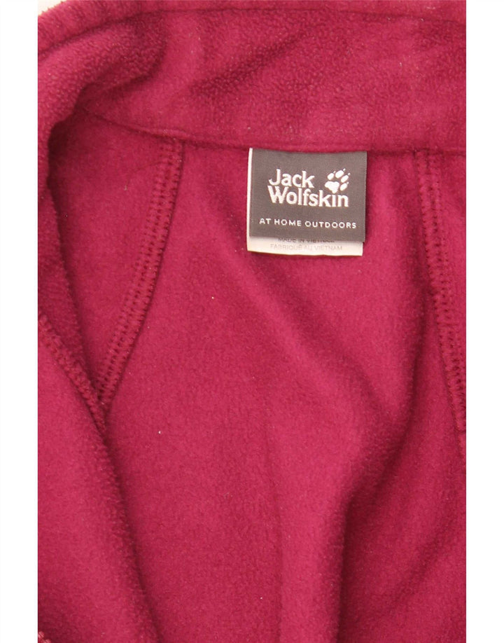 Женская флисовая куртка Jack Wolfskin UK 12/14, средний розовый полиэстер