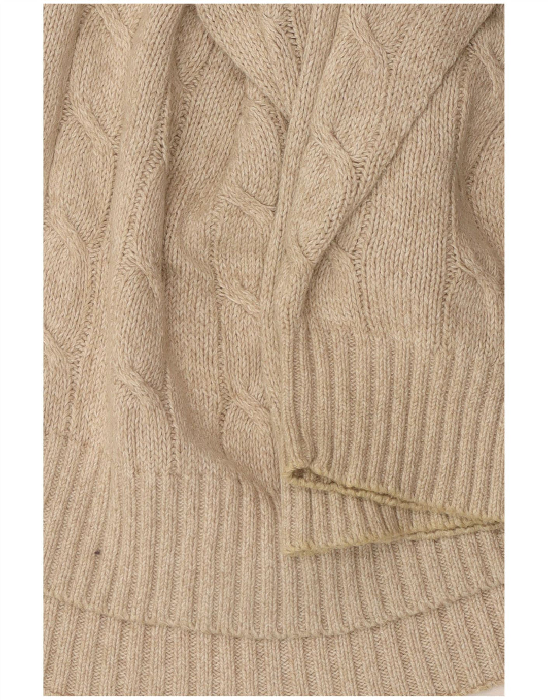 KAPPA Мужской свитер с круглым вырезом XL, бежевый, хлопок