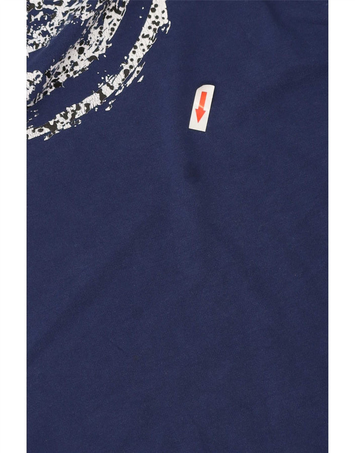 Мужская футболка с рисунком Colmar Regular Fit, средний синий цвет