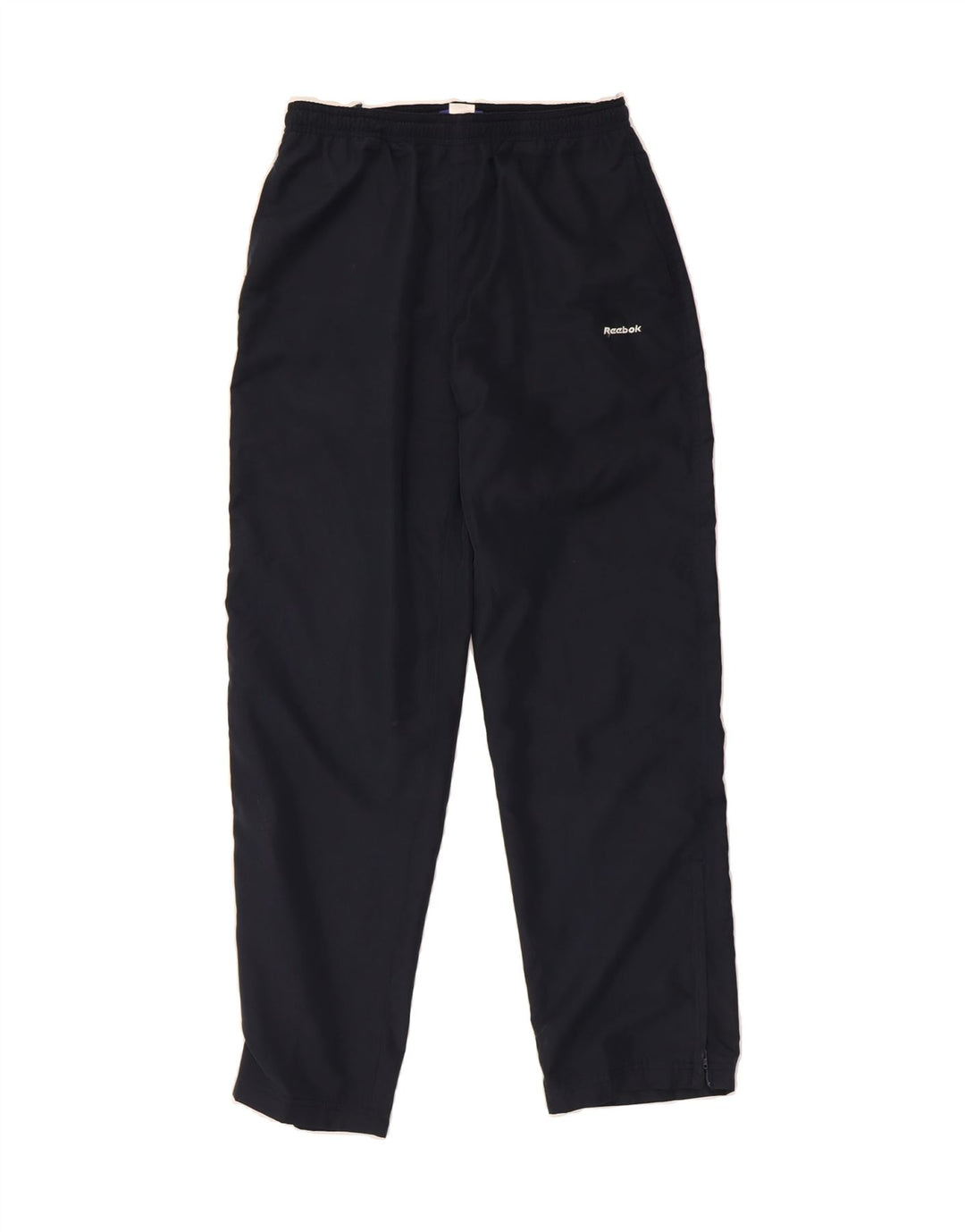 REEBOK Womens Tracksuit Trousers UK 10 Small  Navy Blue Vintage Reebok and Second-Hand Reebok from Messina Hembry 