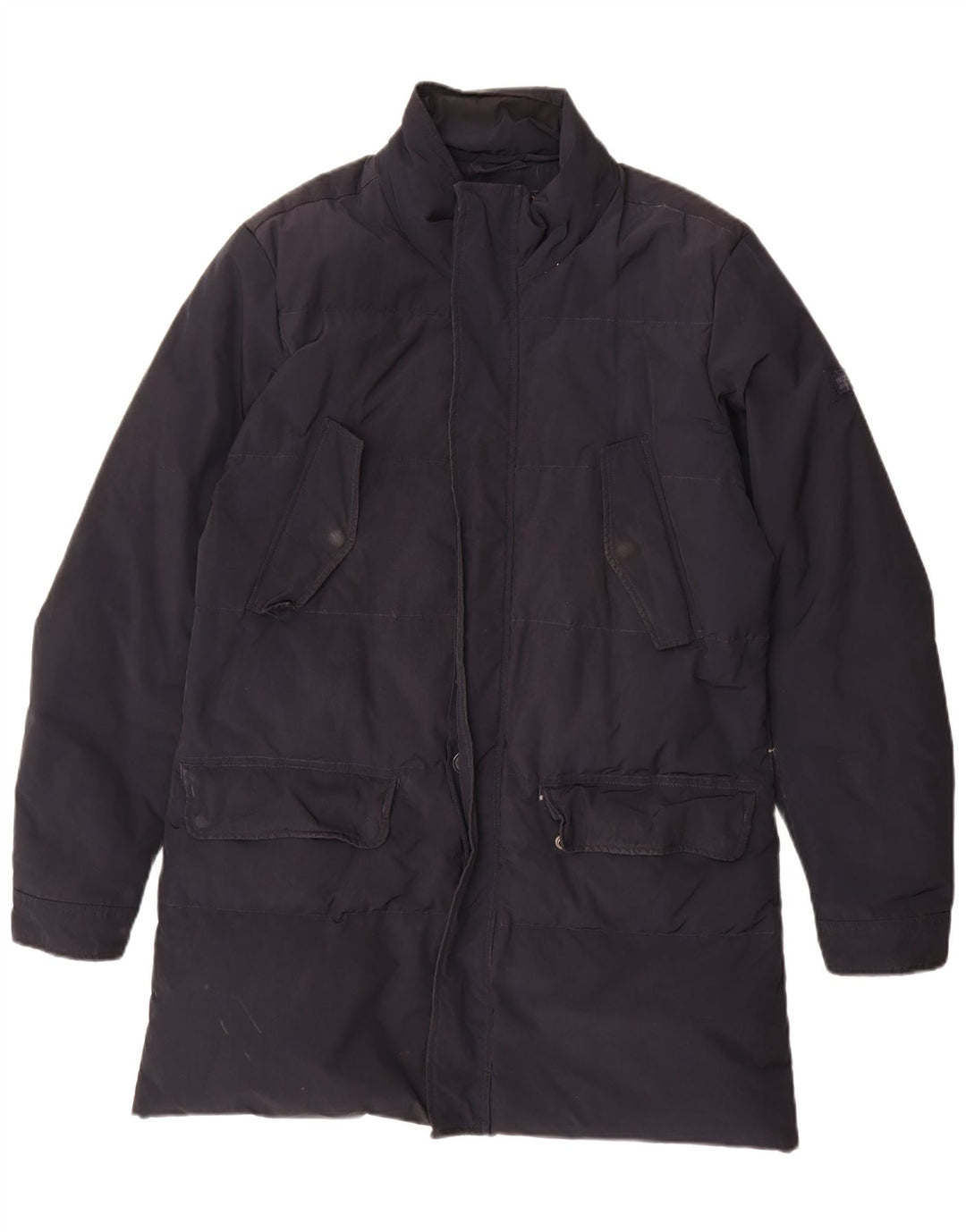 Мужское стеганое пальто Woolrich UK 38, средний темно-синий