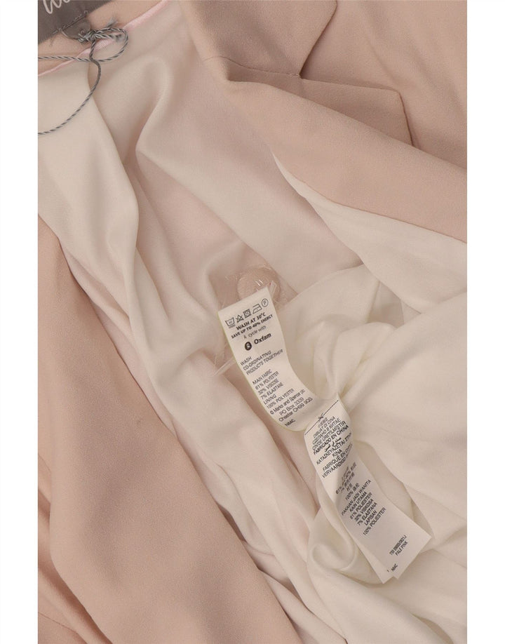 Женский пиджак с открытыми рукавами 3/4 Marks & Spencer UK 12, средний розовый
