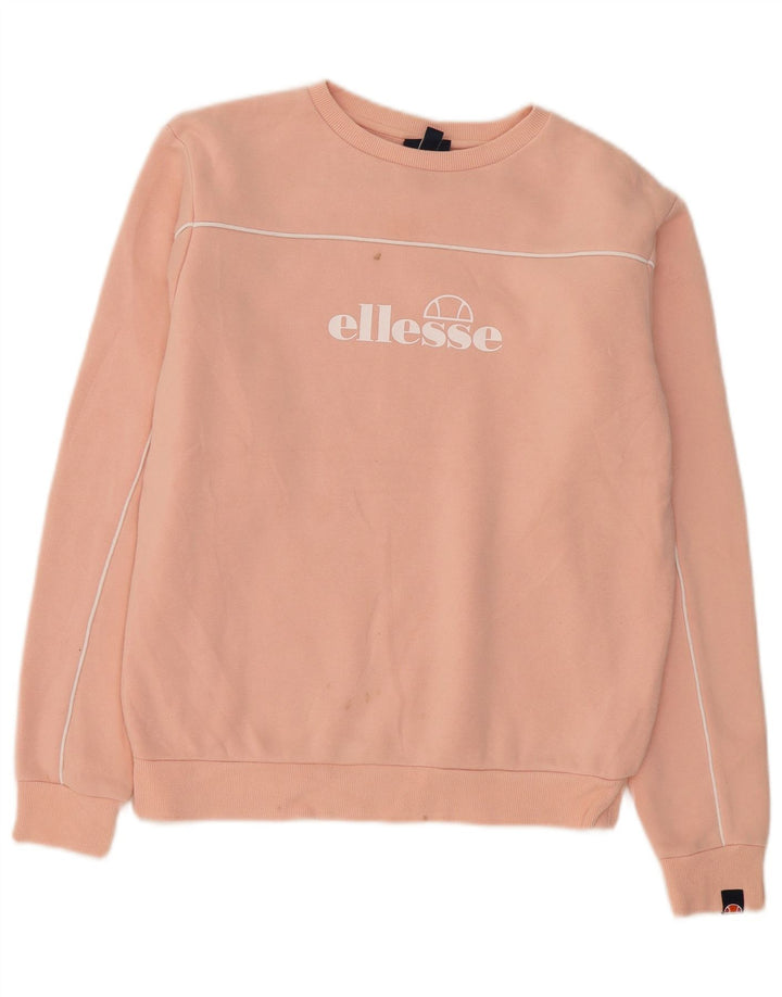 Женский джемпер оверсайз с рисунком Ellesse UK 10, маленький оранжевый