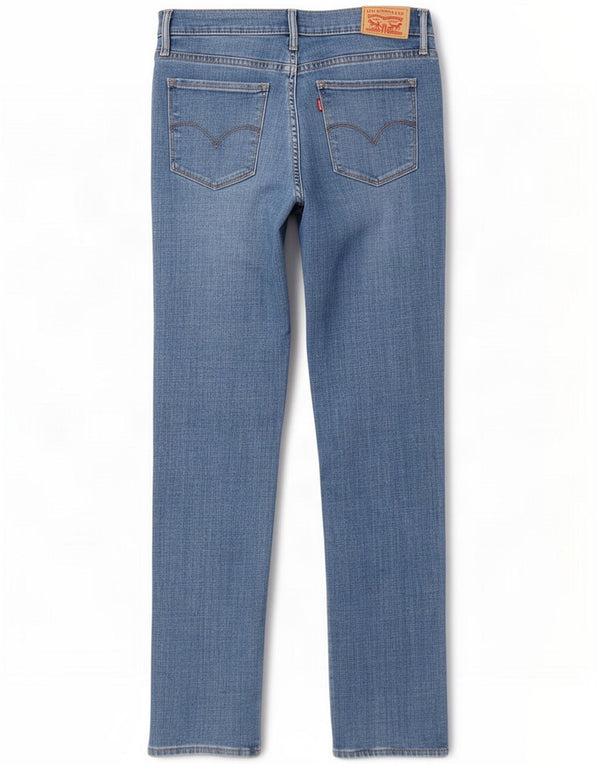 Женские прямые джинсы Levi's 314 Shaping W29 L30, синий хлопок