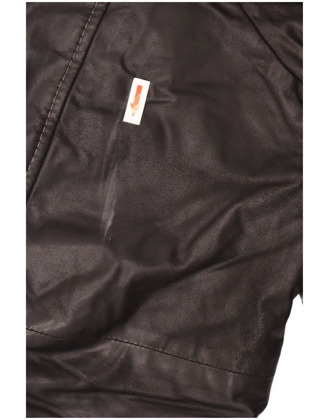 Винтажное мужское кожаное пальто IT 58 4XL Черное кожаное