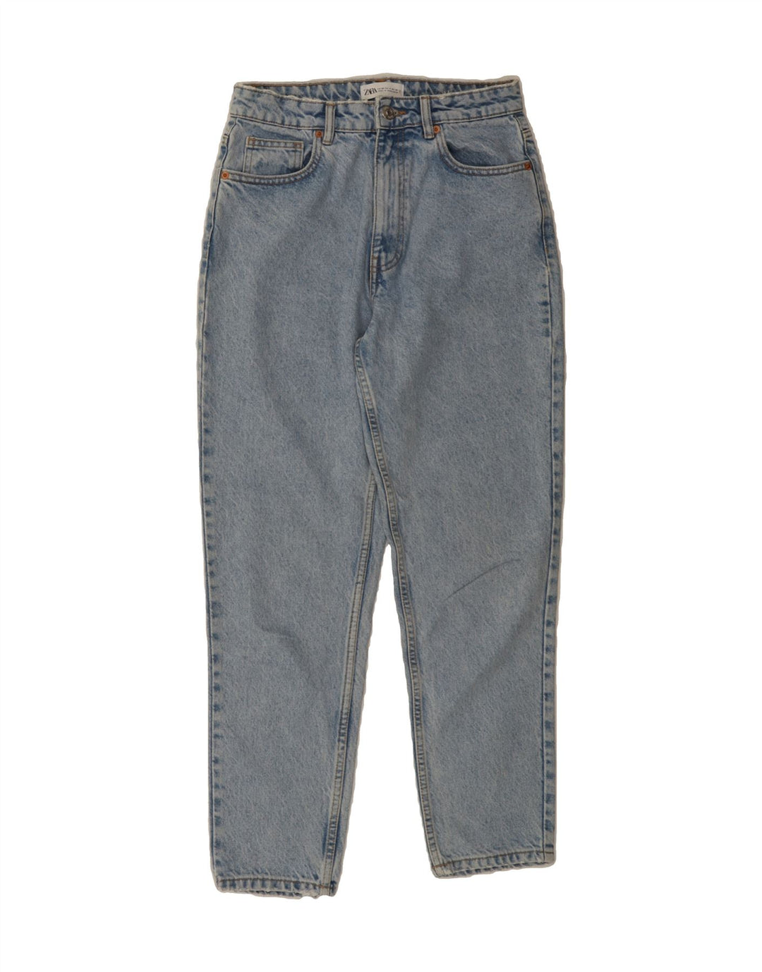 ZARA Womens Tapered Jeans EU 38 Medium W30 L27 Blue Cotton Vintage Zara and Second-Hand Zara from Messina Hembry 