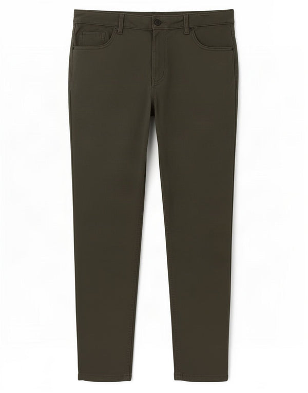 Женские прямые повседневные брюки Marks & Spencer UK 18 XL W36 L28 зеленые