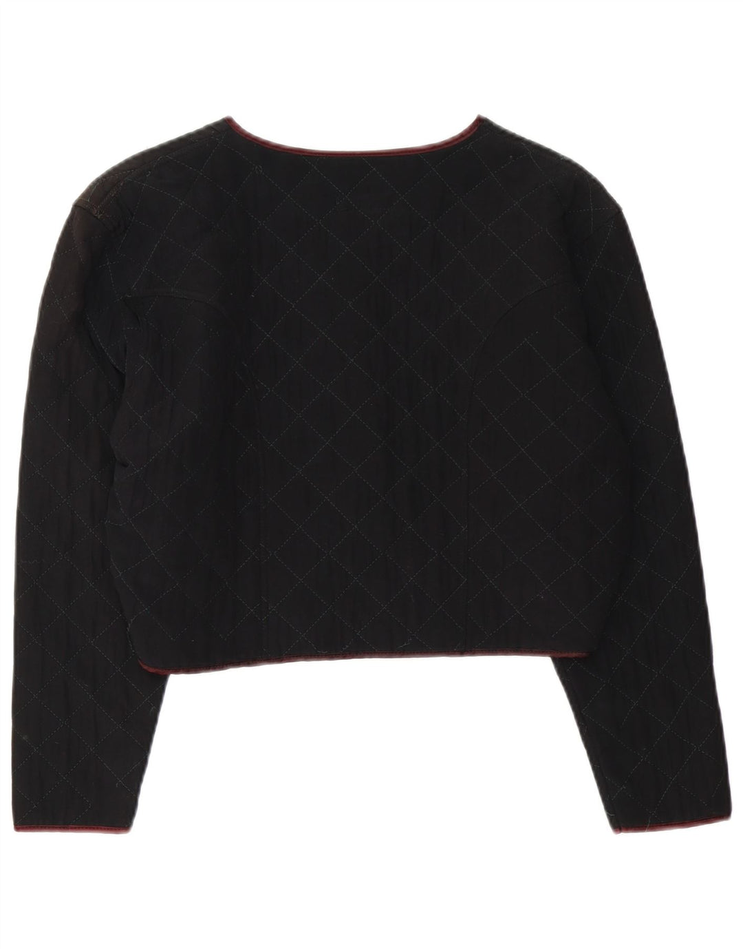 Pinko Женское стеганое болеро UK 14 Средний Черный Вискоза