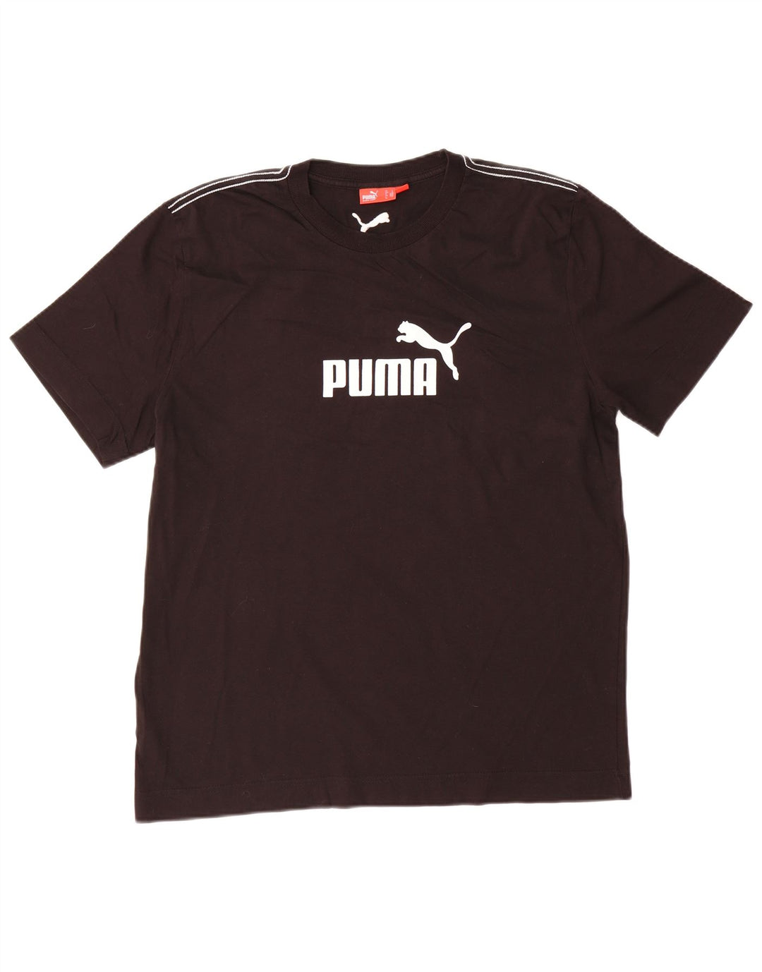 Мужская футболка с рисунком Puma, большая черная