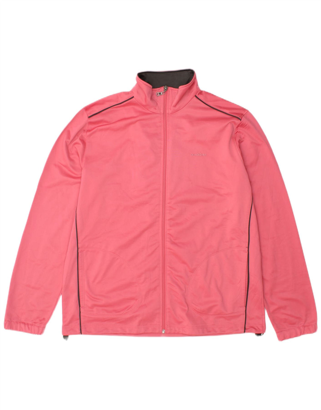 Женский спортивный костюм Diadora, верхняя куртка UK 18 XL, розовый полиэстер