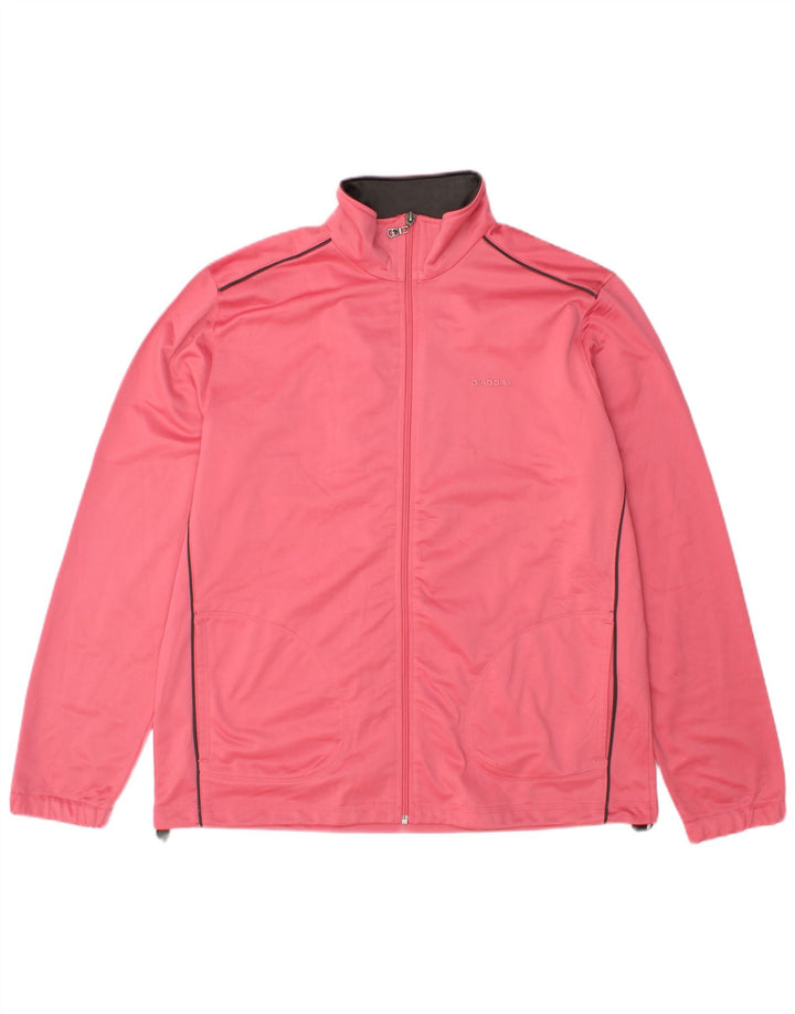 Женский спортивный костюм Diadora, верхняя куртка UK 18 XL, розовый полиэстер