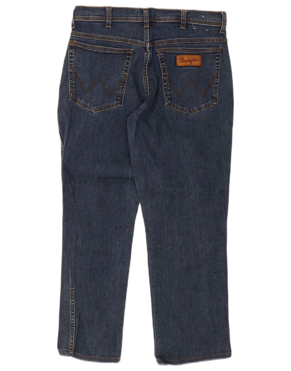 Мужские прямые джинсы Wrangler Texas W34 L27, синий хлопок