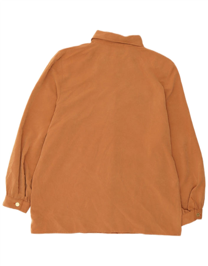Женская рубашка C&A YOUR SIXTH SENSE UK 18 XL, коричневый полиэстер