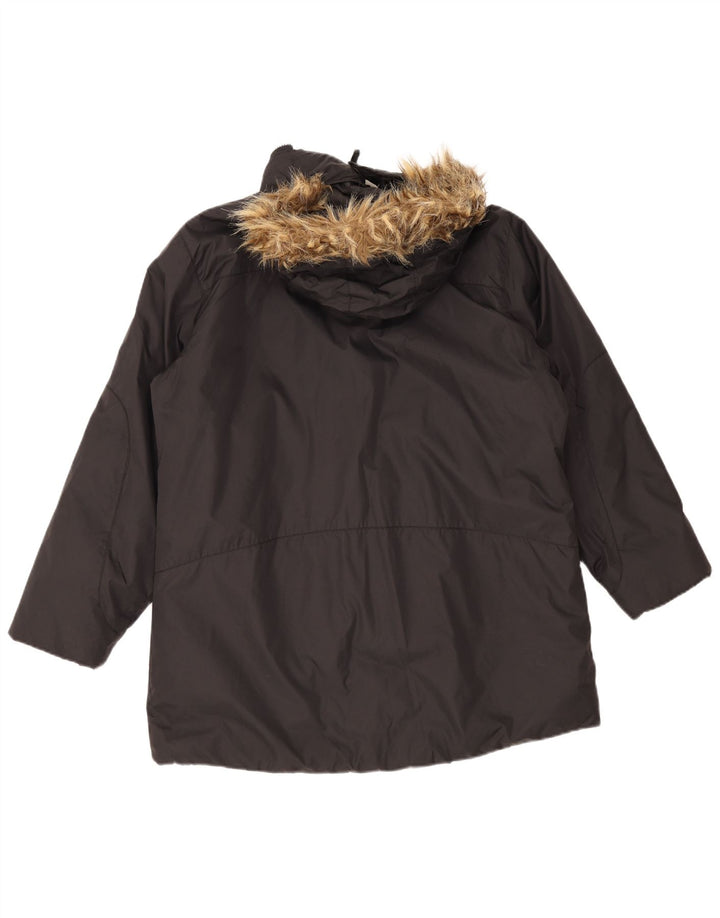 Женская парка Helly Hansen с капюшоном UK 18 XL, черный полиамид
