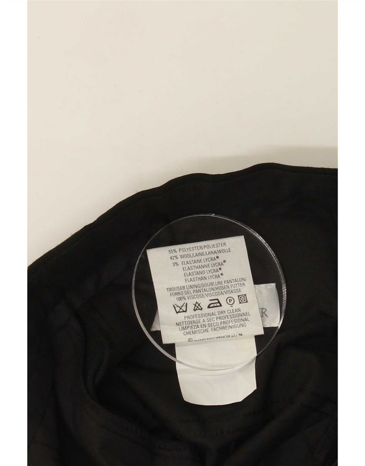 Мужские костюмные брюки Marks & Spencer W32 L33 черные из полиэстера