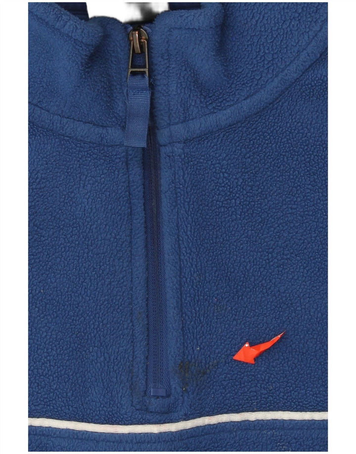 Мужской флисовый джемпер Umbro с рисунком на молнии, большой синий, полиэстер