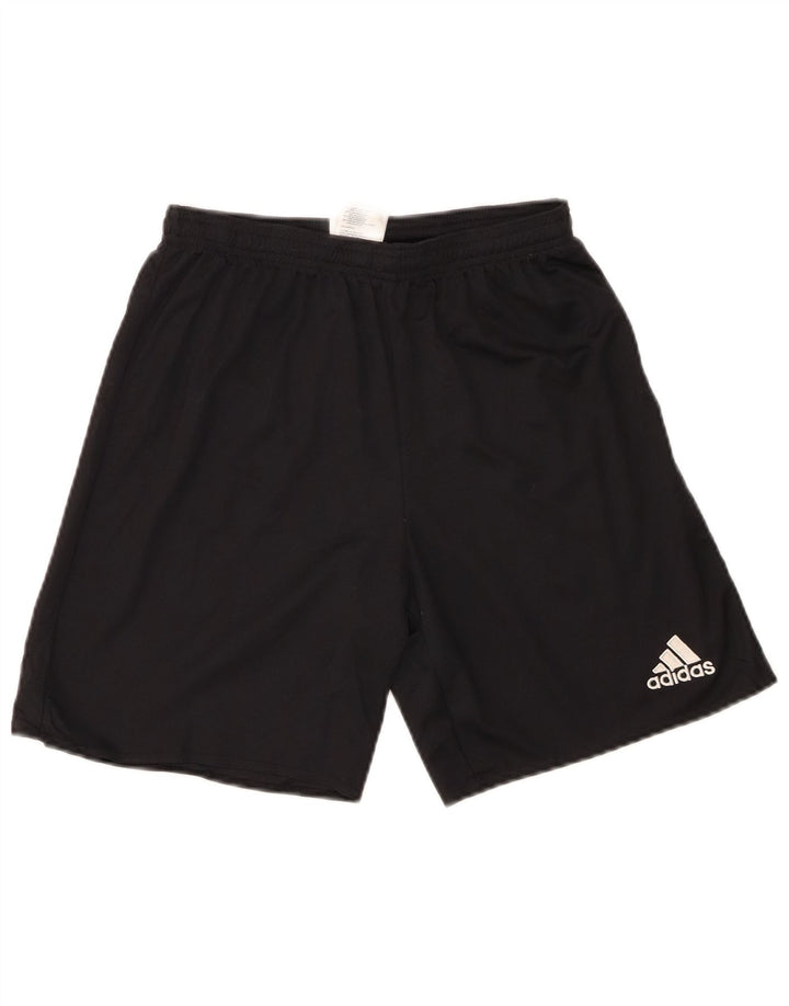 Спортивные шорты Adidas Climalite для мальчиков 15-16 лет, черный полиэстер