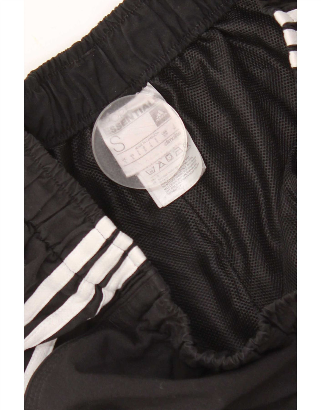 Мужские спортивные шорты Adidas Climalite, маленькие черные из полиэстера