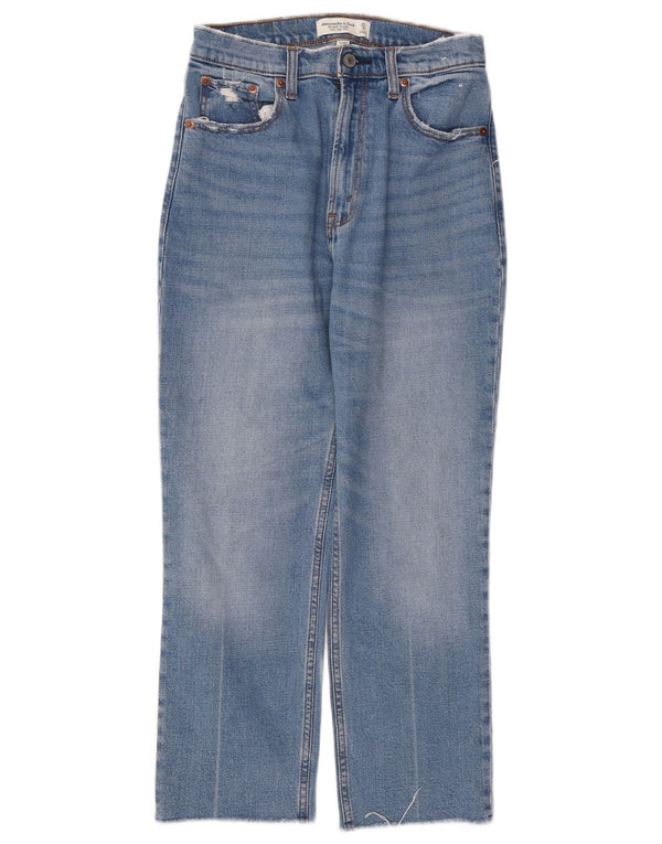 Женские прямые джинсы Abercrombie & Fitch, США 4, маленькие W27 L24, синие