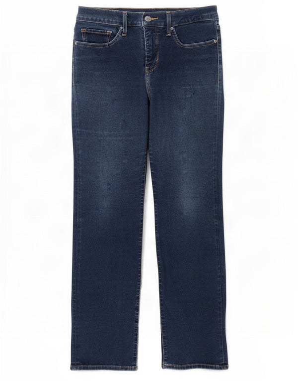 Женские прямые джинсы Levi's W28 L30 синие, хлопок