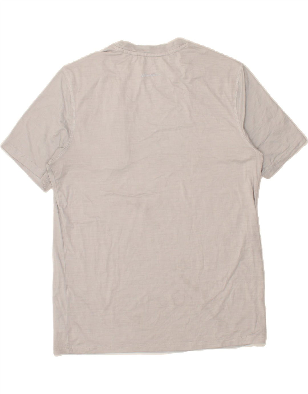 EDDIE BAUER Mens T-Shirt Top Medium Grey Colourblock Polyester Vintage Eddie Bauer and Second-Hand Eddie Bauer from Messina Hembry 