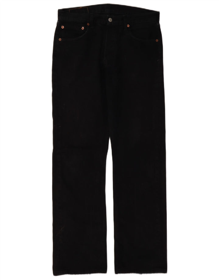 Мужские прямые джинсы LEVI'S 501 W32 L31 черные