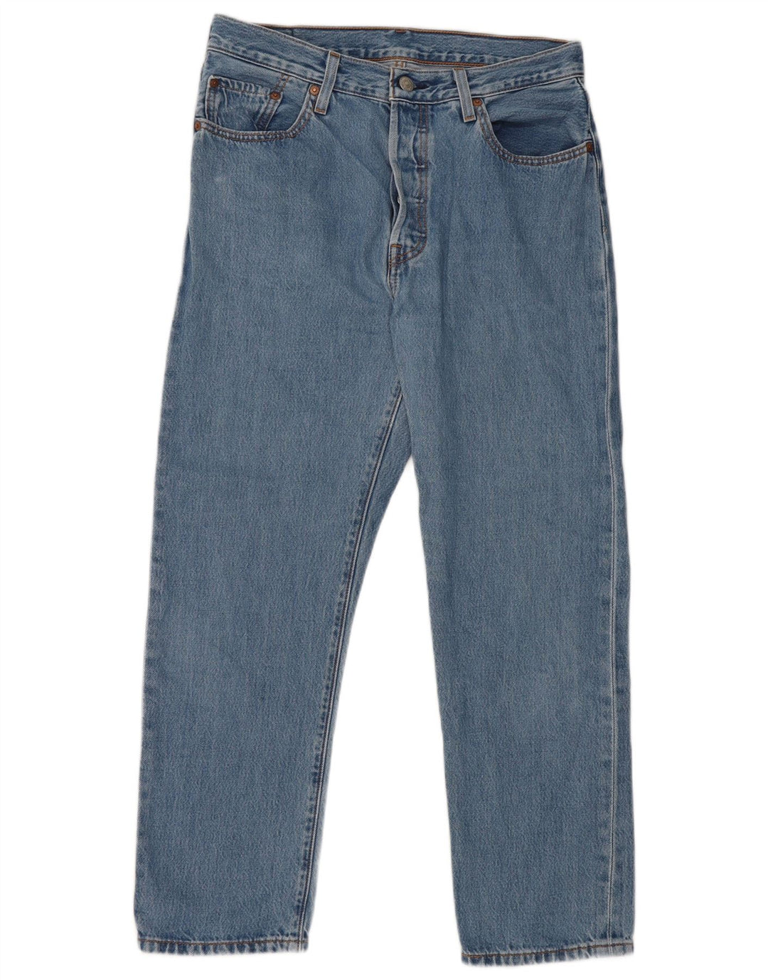 Мужские прямые джинсы Levi's 501 W29 L26 синие, хлопок