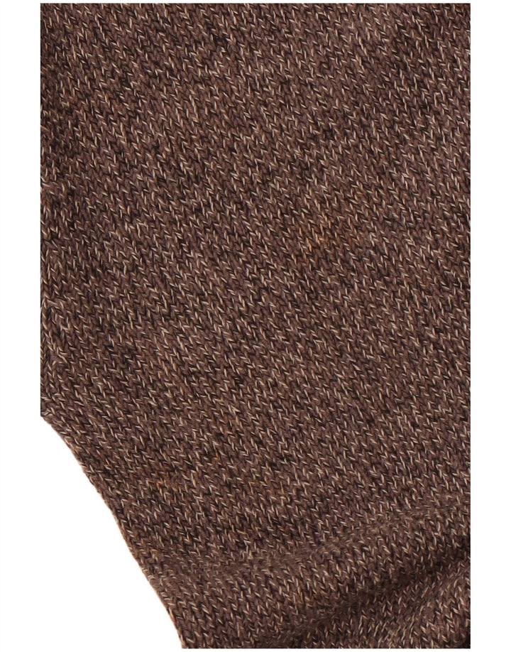 KAPPA Мужской джемпер с v-образным вырезом, хлопковый свитер среднего серого цвета