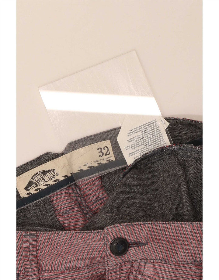 Мужские шорты чинос Vans Medium W32, хлопок в розовую полоску
