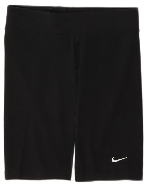 Женские спортивные шорты Nike UK 10, маленькие черные хлопковые