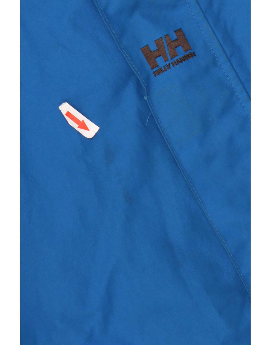 Helly Hansen Дождевик с капюшоном и графическим рисунком для мальчиков 13-14 лет, синий полиэстер