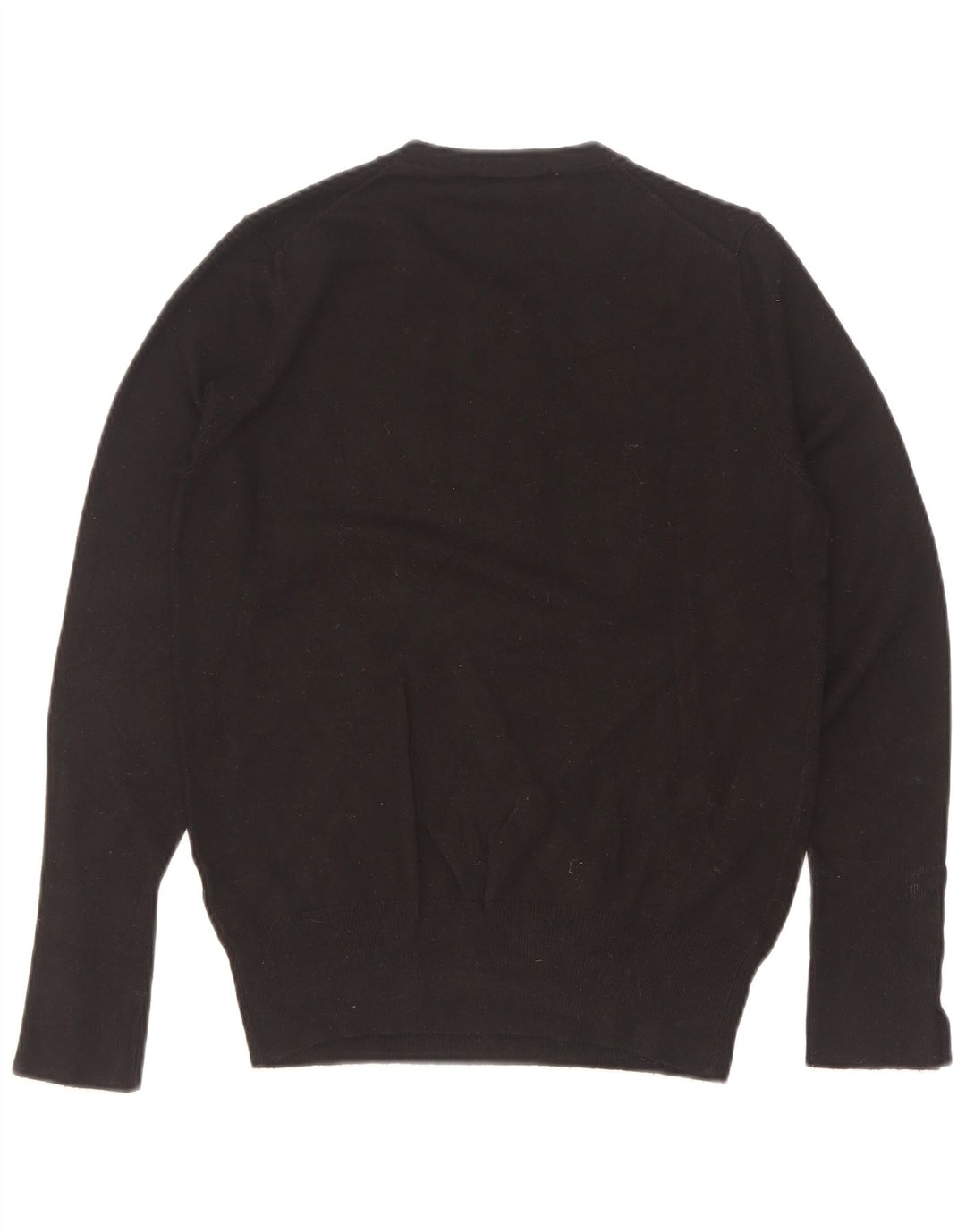 Женский джемпер с круглым вырезом Zara UK 12, средний черный