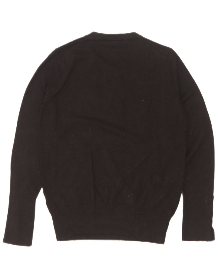 Женский джемпер с круглым вырезом Zara UK 12, средний черный