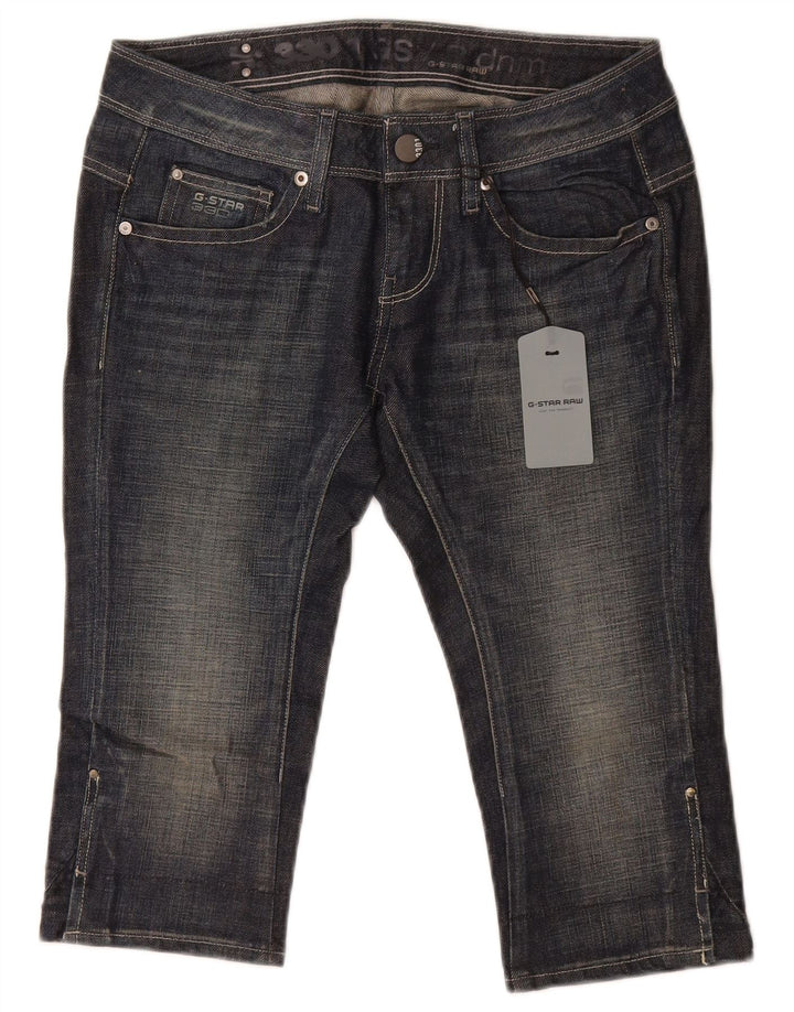 Женские джинсы-капри G-Star W28 L17, синие, хлопок
