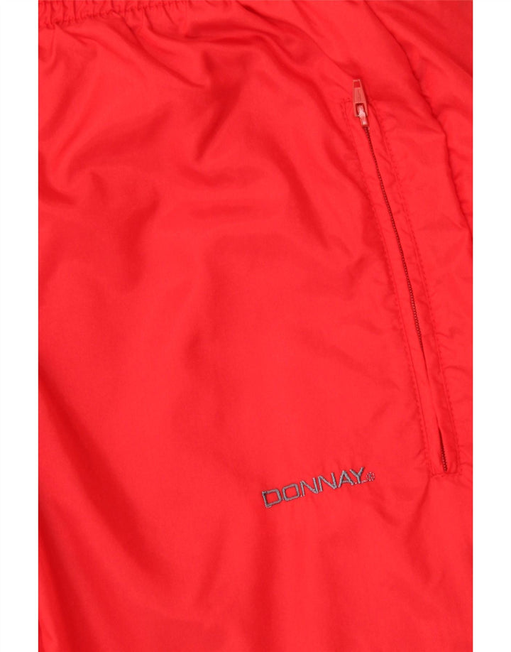 DONNAY Womens Tracksuit Trousers Joggers UK 12 Medium  Red