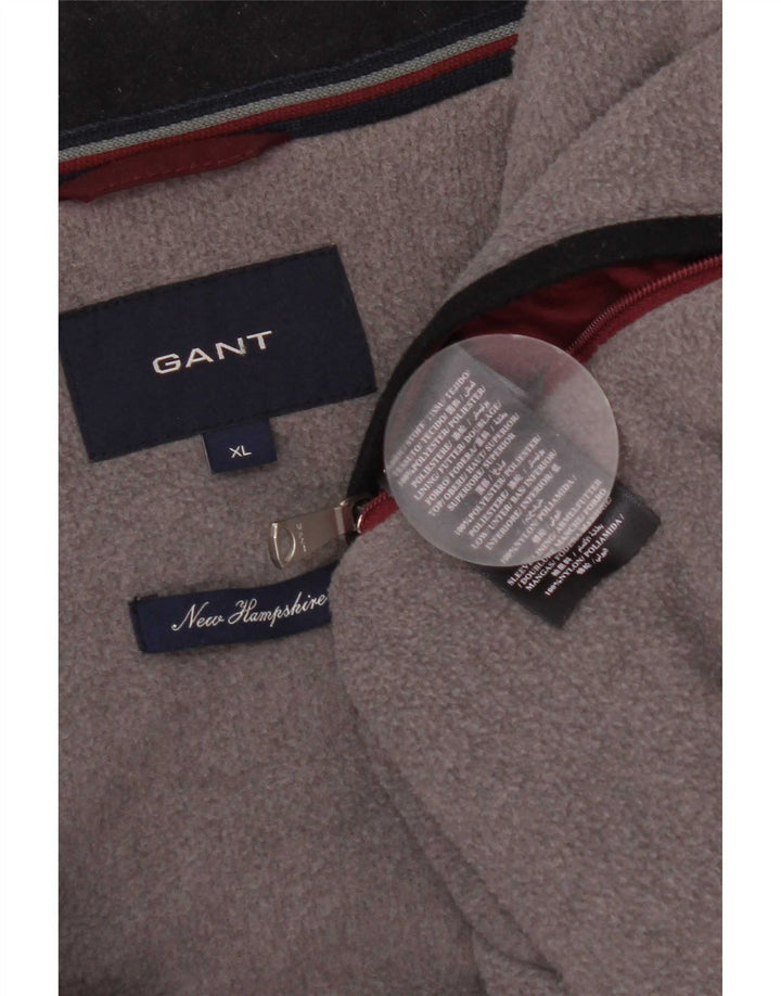 Мужская ветровка-бомбер Gant UK 42 XL бордовый полиэстер