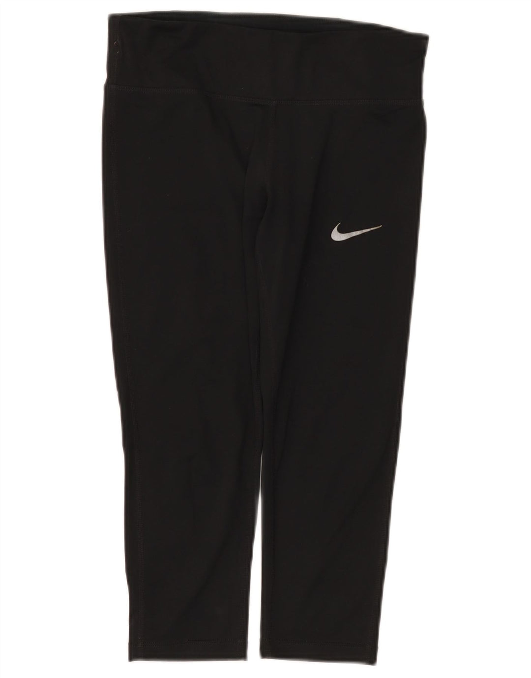 Женские леггинсы-капри Nike Dri Fit UK 8, маленькие черные